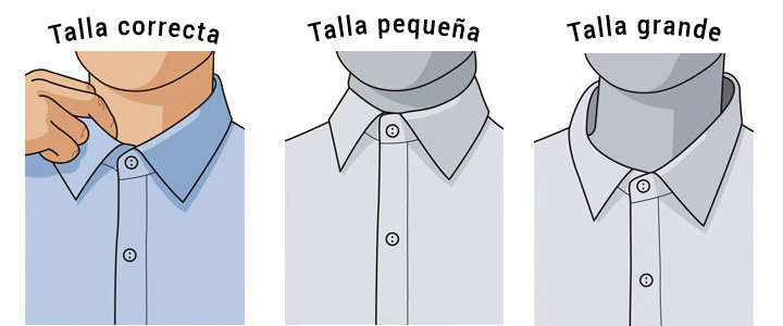 Elegir correctamente la talla de una camisa de vestir