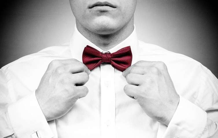 Vestuario de etiqueta tipos de - bow tie con...