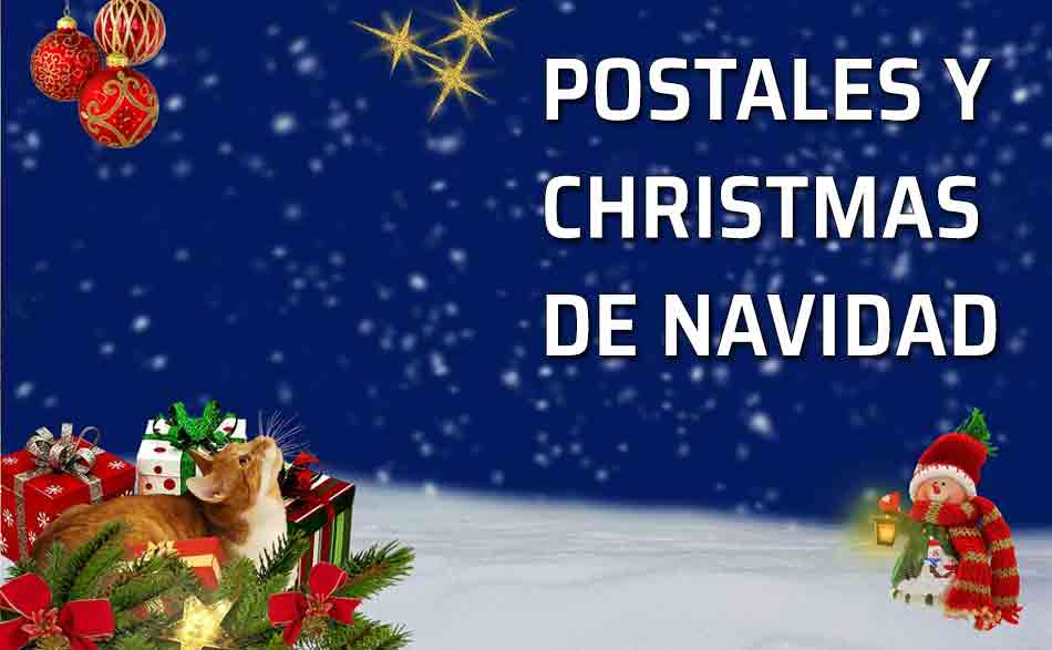 Postales de Navidad Los Christmas Escribir de forma...